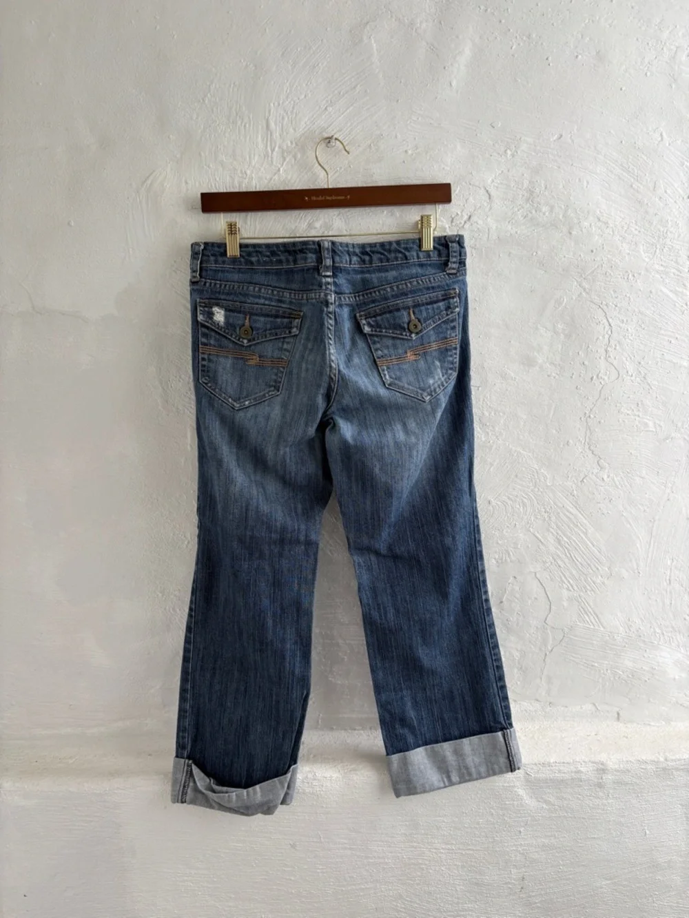 Womans arizona jeans distressed relaxed boyfriend jeans - Picture 6 of 10